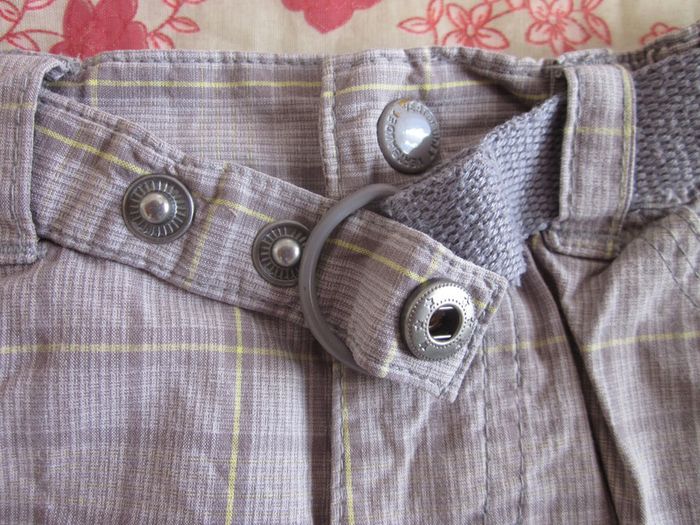 Bermuda toile à carreaux 9 mois - photo numéro 3