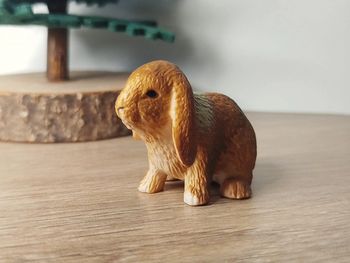 Lapin bélier marron Figurine Animal de la ferme