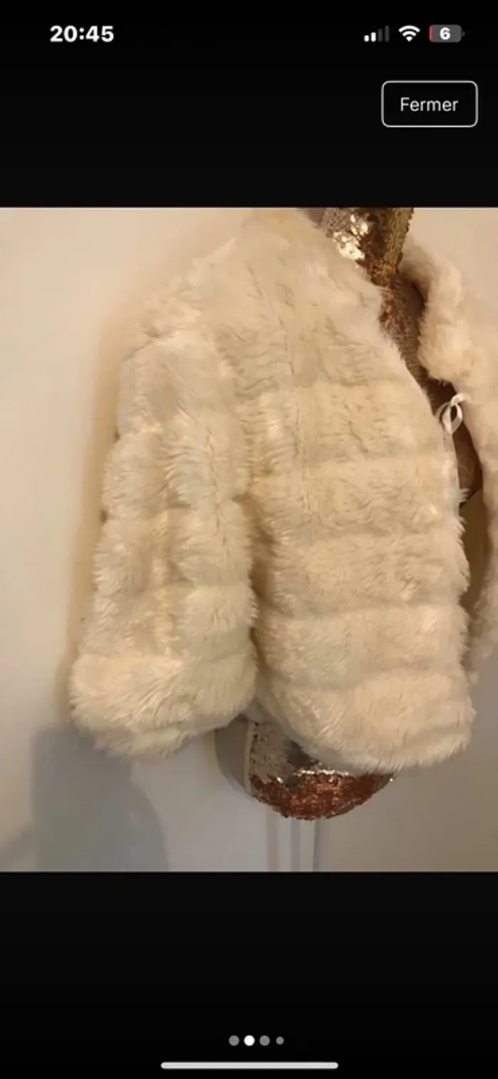 Manteau crème 38/40 - photo numéro 4