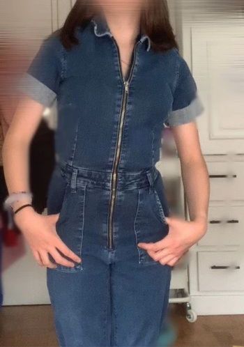 Combinaison en jean Mango Femme