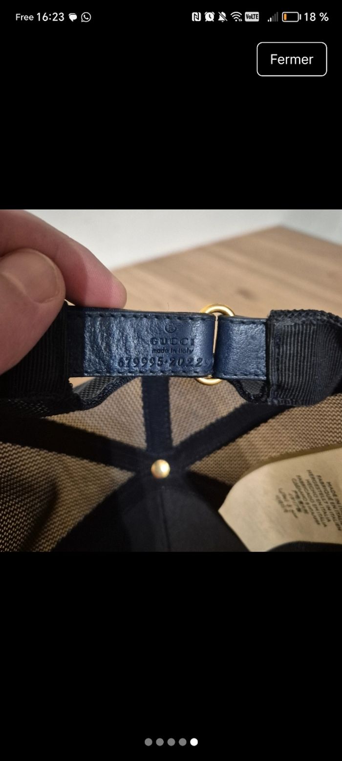Casquette Gucci - photo numéro 5