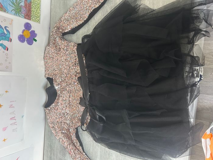 belle robe à strass robe cérémonie de soirée taille 10 ans