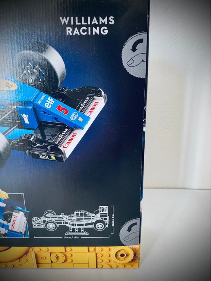 LEGO Icons 10353 - Williams Racing FW14B Et Nigel Mansell - Neuf et Scellé - photo numéro 4
