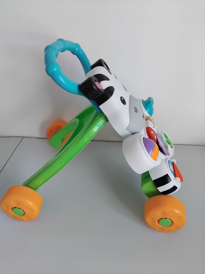 TROTTEUR Zèbre Sonore Eveil  Fisher Price 6 mois 🦓 - photo numéro 5