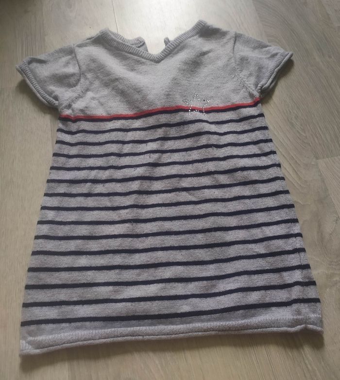 Robe grain de blé 12mois/74cm - photo numéro 3