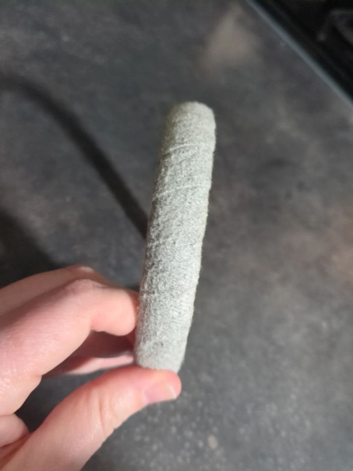 Serre tête enfant tissu gris neuf - photo numéro 2