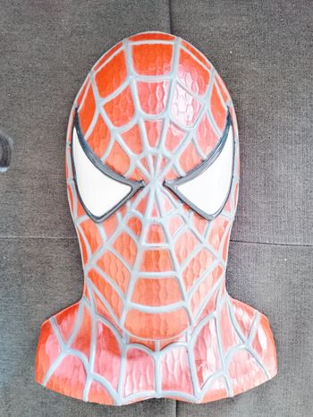 Masque spiderman a accrocher au mur