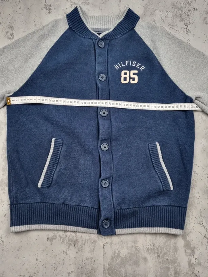 Veste style collège Tommy Hilfiger – Taille M Homme (mesures en photos) - photo numéro 6
