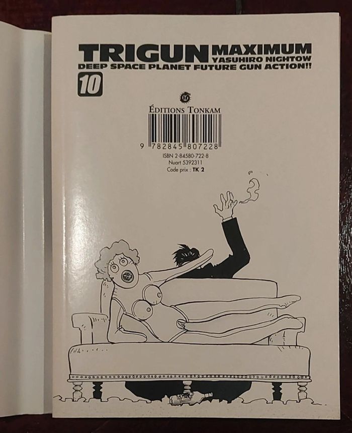 Trigun Maximum Tome 10 Tonkam Français 🇨🇵 - photo numéro 5