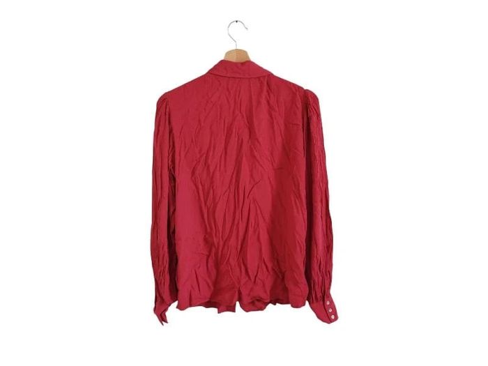 C56 chemise bordeaux Camaïeu L - photo numéro 2