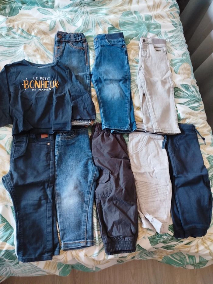 Lot 18 mois garçons 9 pièces