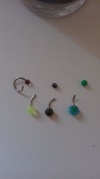 Lot de 4 piercing