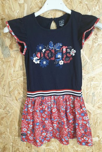 Superbe robe fleurie Terre de Marins 4 ans