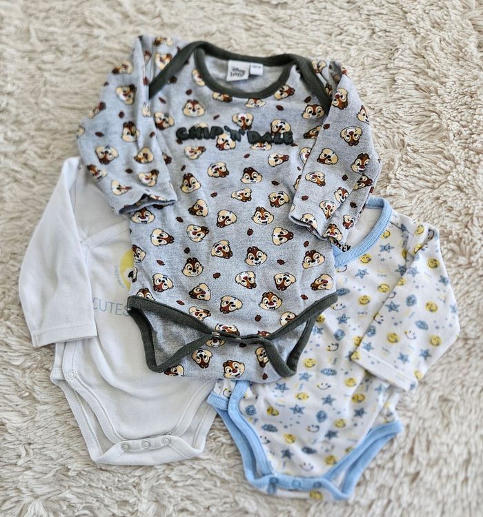 Lot de 3 bodies 1 mois