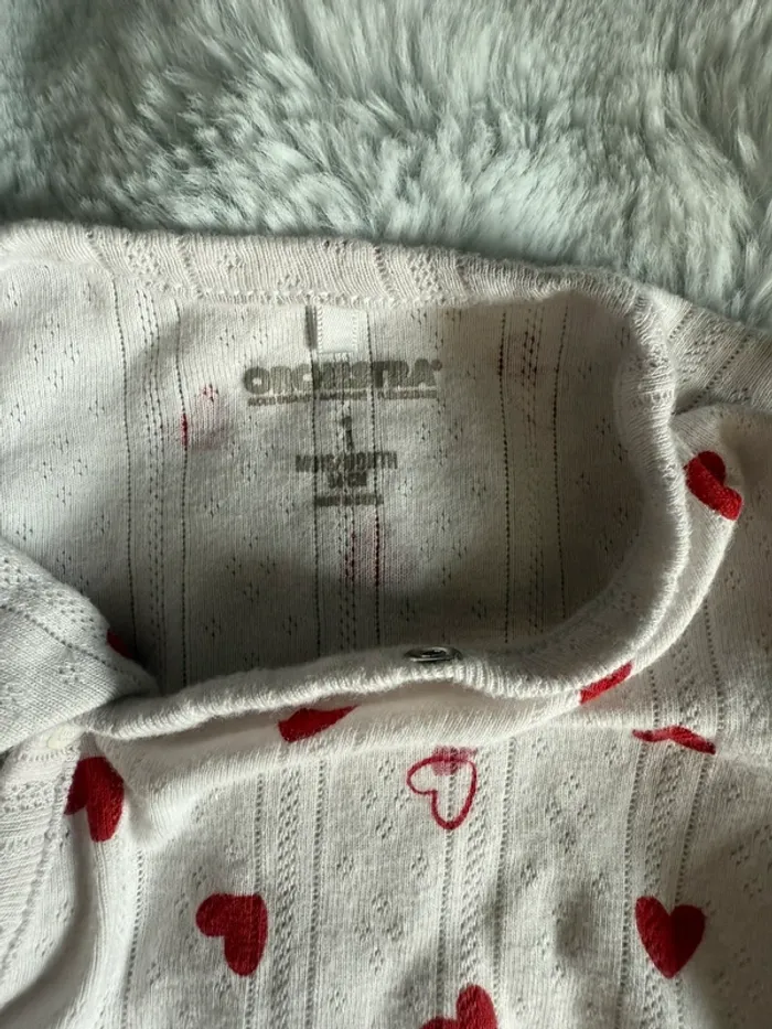 Pyjama motif cœur - photo numéro 3