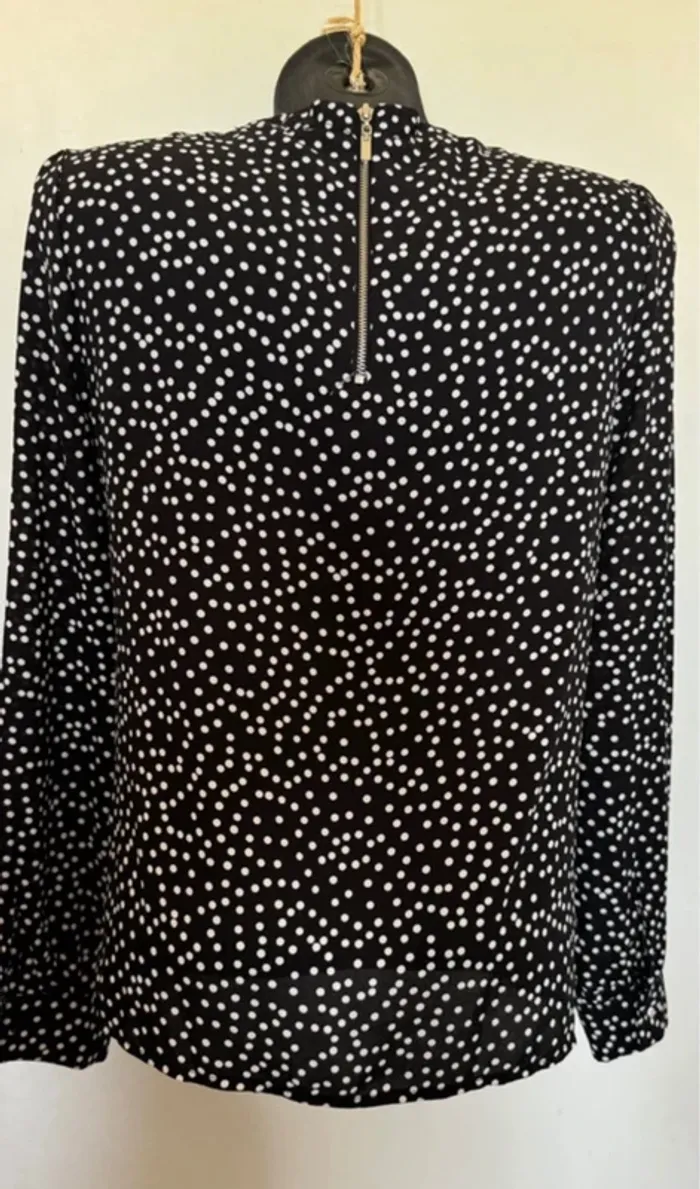 Chemise blouse à pois très bon état 40 - photo numéro 4