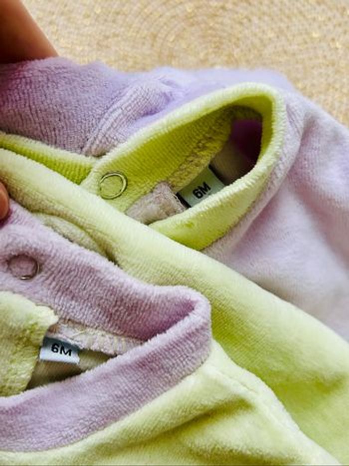Lot de deux pyjamas chauds - 6 mois - photo numéro 4