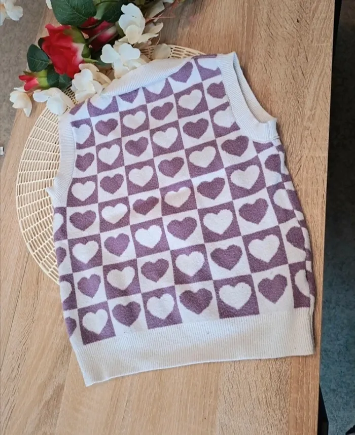 Pull sans manche, taille 6 ans, marque shein - photo numéro 3