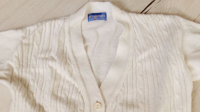 Vêtement fille gilet blanc De Bon Matin 6 ans - photo numéro 2