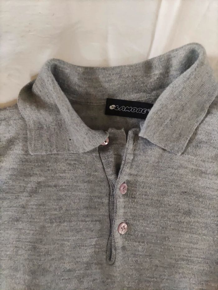 Pull fin gris homme Clamore L (90) - photo numéro 3