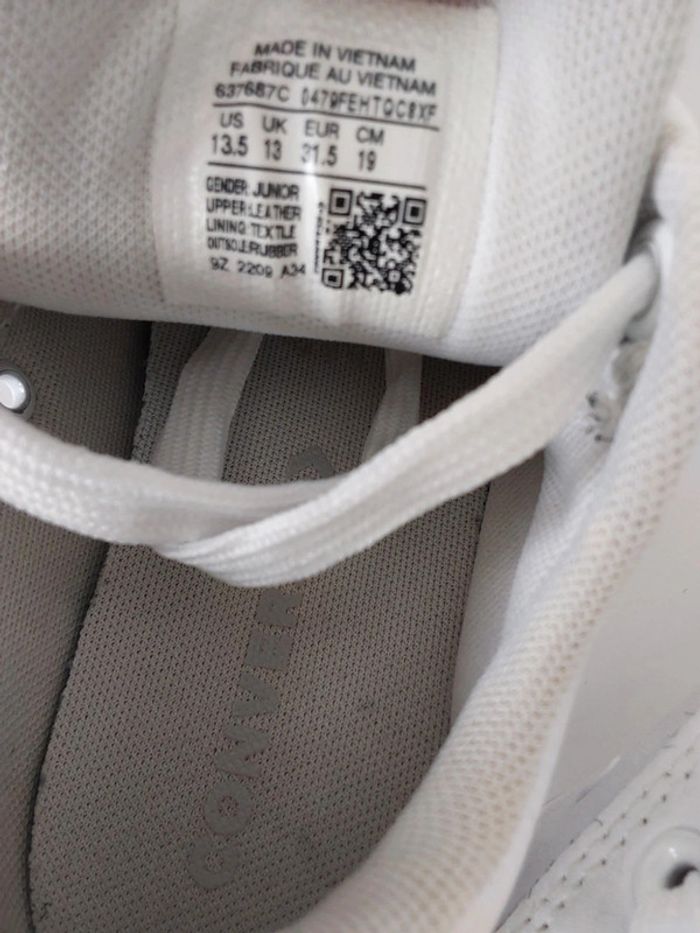Basket converse pointure 31,5 - photo numéro 9