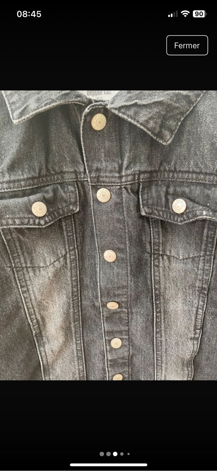 Veste en jeans à capuche - photo numéro 3