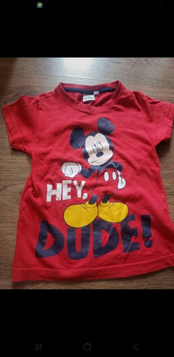 t-shirt  mikey mousse  5 ans