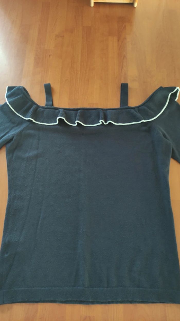 Pull bleu marine grain de malice taille M - photo numéro 9