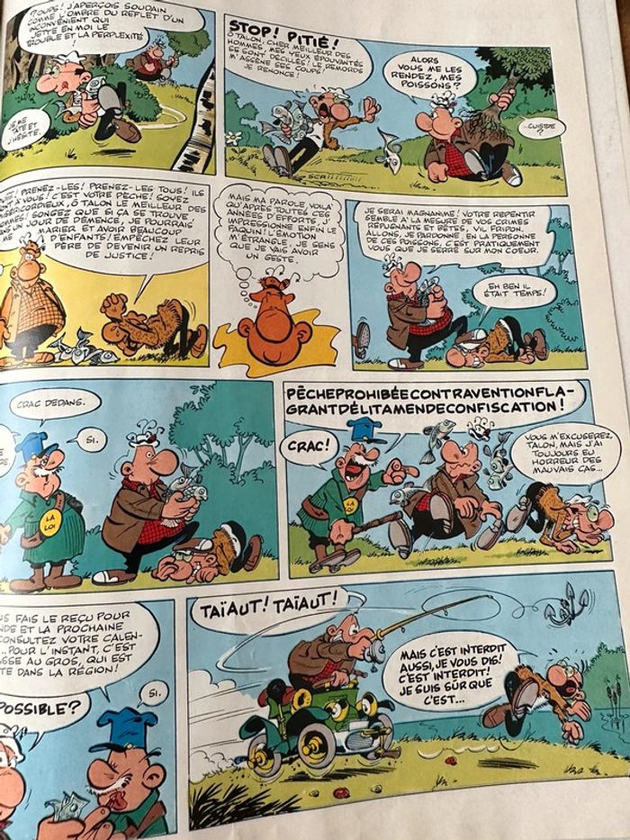 Bd vintage ancienne livre Achille Talon fait son ménage Shell Greg été - photo numéro 6