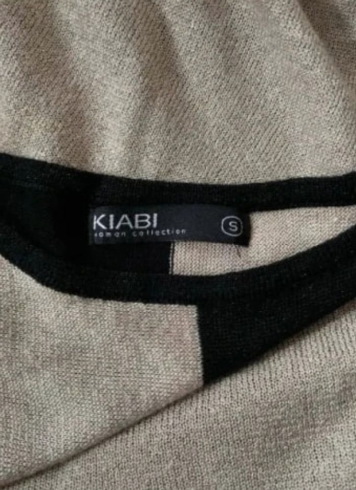 Pullover noir & doré 36/S - Kiabi - photo numéro 3