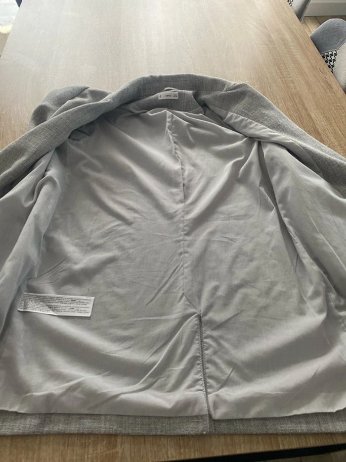 Manteau caban mi saison mango 12 ans gris neuf - photo numéro 4