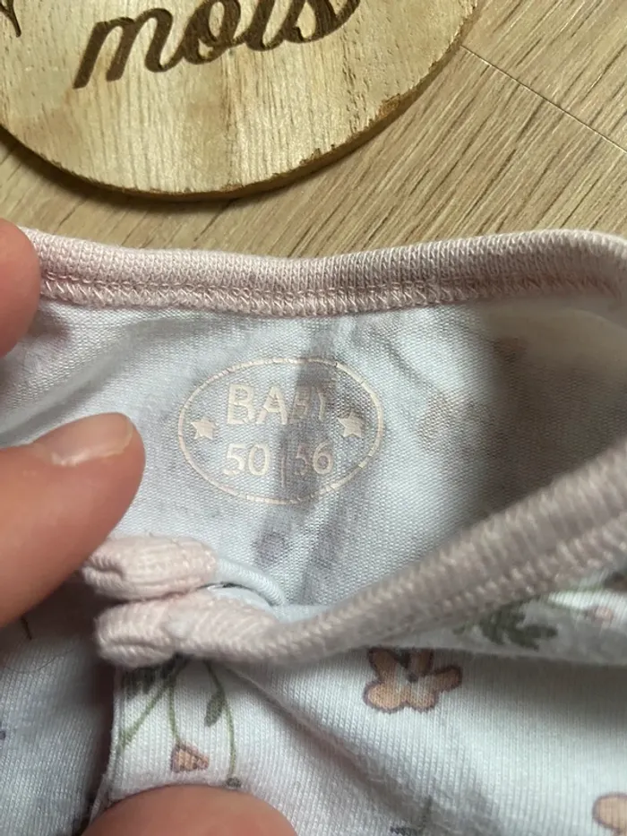 Pyjama léger sans pied 1 mois - photo numéro 2