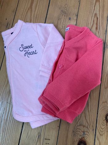 Lot de 2 gilets 3 mois