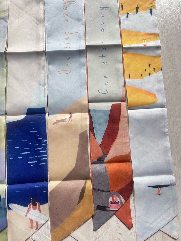 Lot de 6 bandeaux, foulards pour femme et fille - photo numéro 4