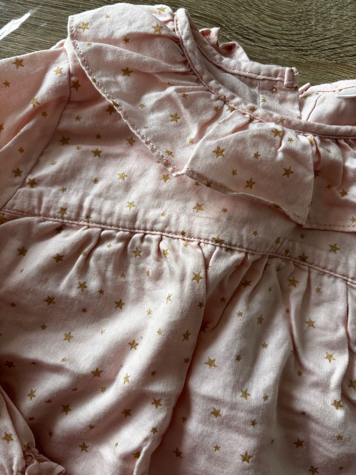 Blouse rose étoiles Orchestra t.18m - photo numéro 2