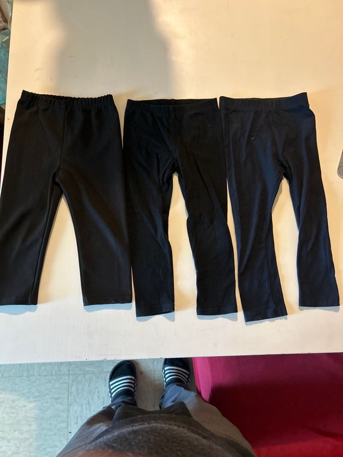 Lot 3  leggings fille - photo numéro 2