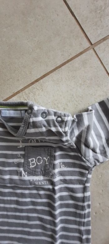 Tee shirt manche longue rayé