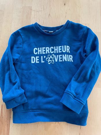 Sweat « Chercheur d’avenir » Okaidi 5 ans