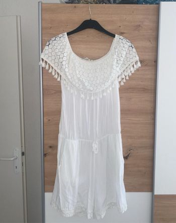 Combi short avec dentelle