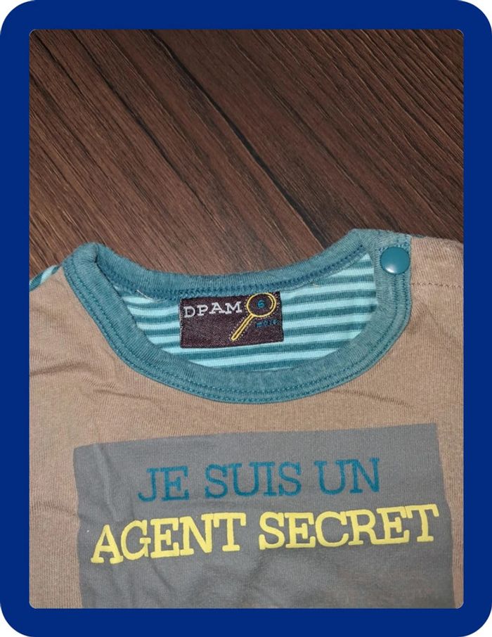 Tshirt 6 mois dpam - photo numéro 4