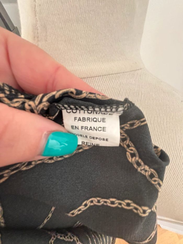 Sublime robe manches 3/4 froncées - Cottonade Paris - T42 - photo numéro 13