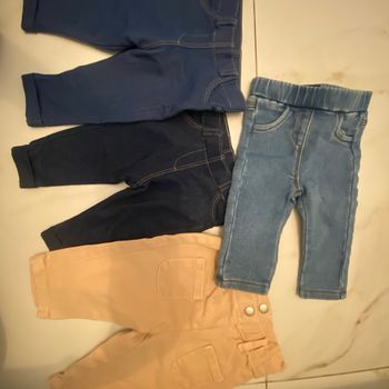 Pantalons filles lot de 4