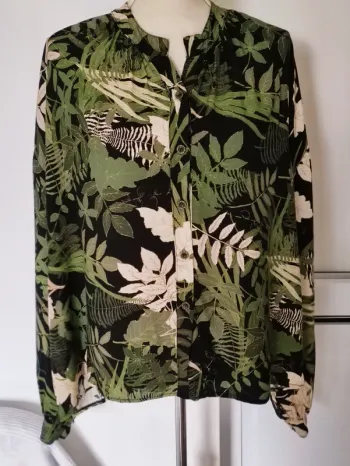 🌿 végétal blouse 🌱 oversize 36/46