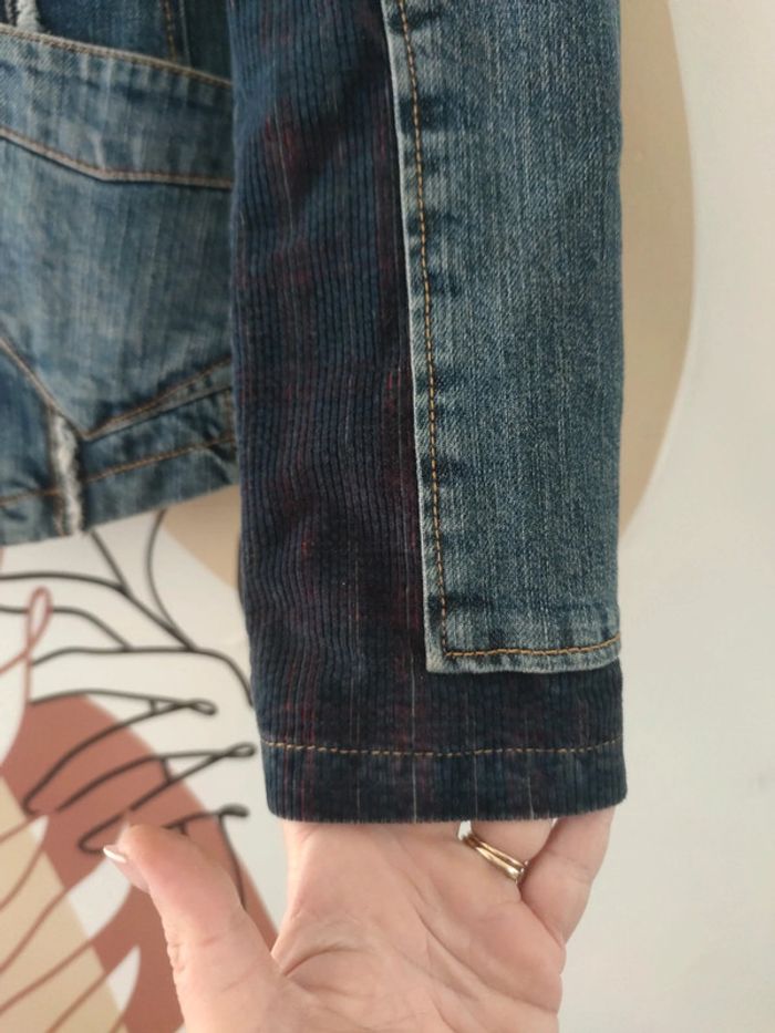 Veste en jean doublé New man taille 40 - photo numéro 3