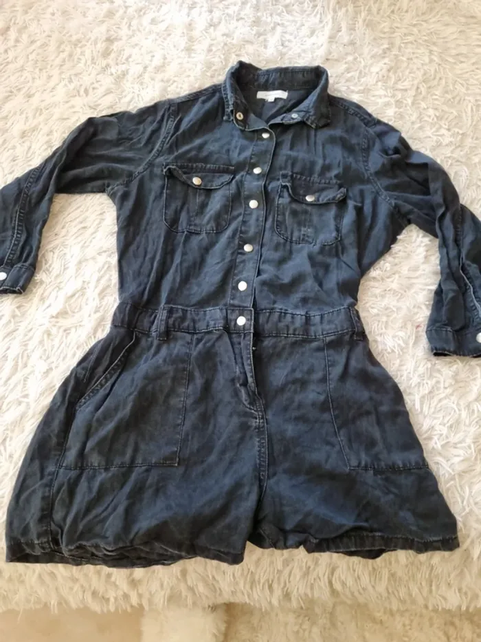 combi short en jean