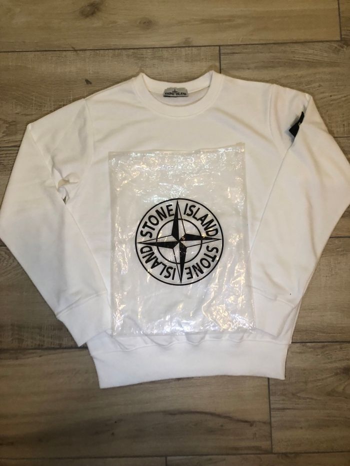 Pulls stone Islande blanc taille m - photo numéro 6