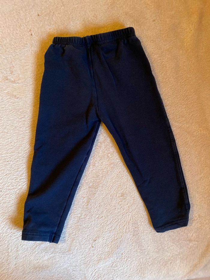 Pantalon jogging chaud marine 23 mois - photo numéro 3