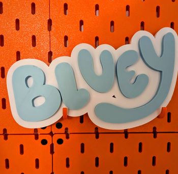 Plaque décorative "Bluey