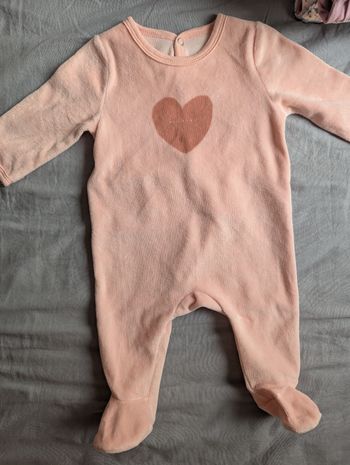 Pyjama velours fille Absorba 3 mois 59cm