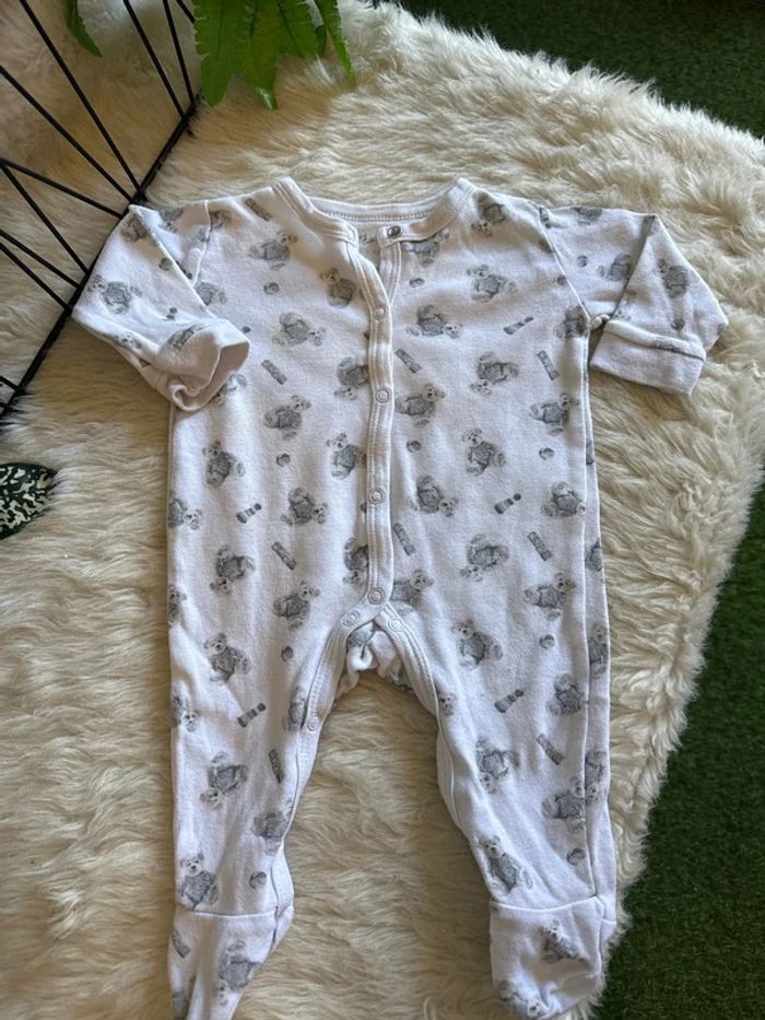 Lot de deux pyjamas 0 - 1 mois - photo numéro 2